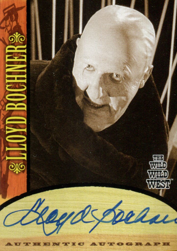 Wild Wild West Season 1 Lloyd Bochner Autograph Card A3   - TvMovieCards.com