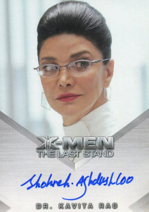 X-Men The Last Stand Autograph Card Shohreh Aghdashloo as Dr. Kavita   - TvMovieCards.com