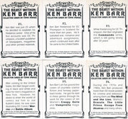 Barr Ken The Beast Within Foil Chase Card Set F1 - F6 Comic Images 1994   - TvMovieCards.com