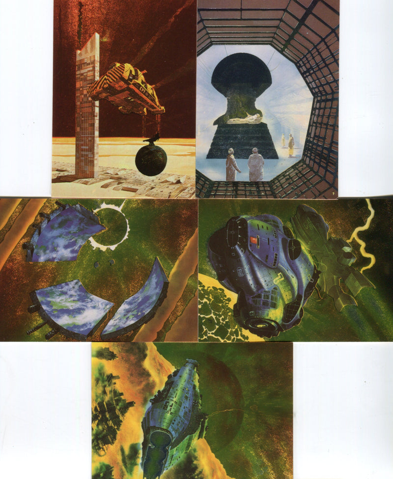 Foss Chris Metallic Chase Card Set M1 - M5  FPG 1995   - TvMovieCards.com