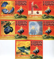 Foss Chris Metallic Chase Card Set M1 - M5  FPG 1995   - TvMovieCards.com