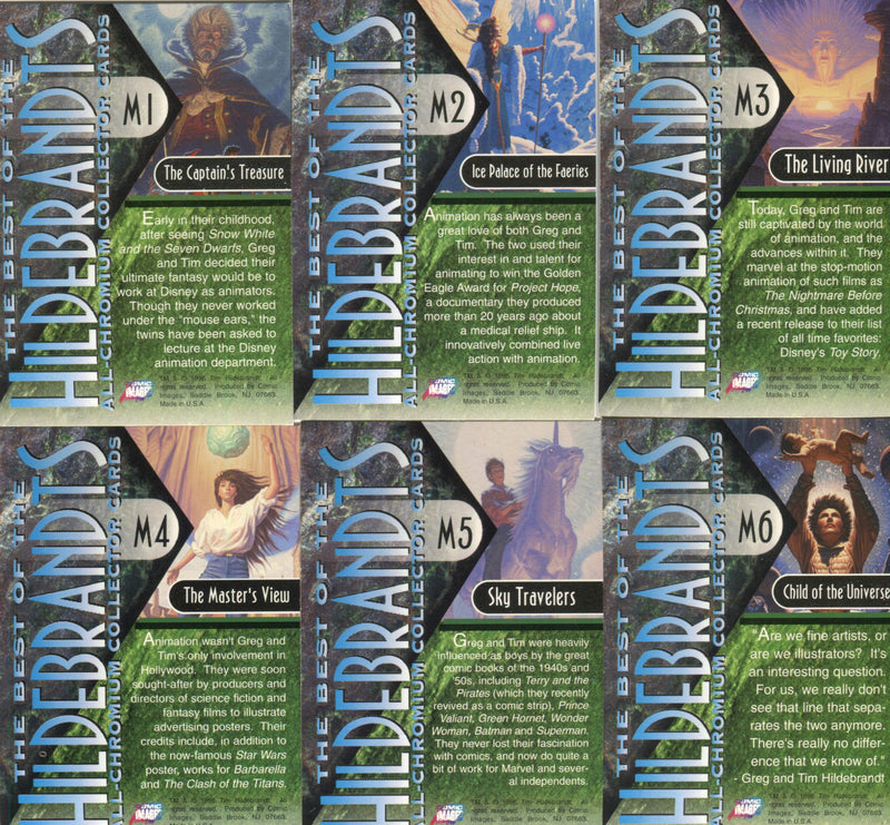 Best of Hildebrandts MagnaChrome Chase Card Set M1 - M6 Comic Images 1996   - TvMovieCards.com
