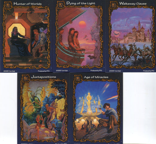 Kid Tom Metallic Chase Card Set M1 - M5  FPG 1995   - TvMovieCards.com