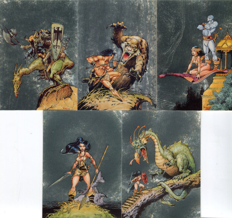 Ploog Mike Metallic Storm Chase Card Set MS1 - MS5  FPG 1994   - TvMovieCards.com