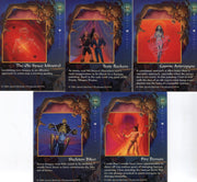Warhola James Metallic Chase Card Set M1 - M5  FPG 1995   - TvMovieCards.com