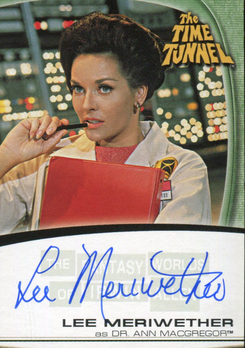 Fantasy Worlds of Irwin Allen The Time Tunnel Lee Meriwether Autograph Card A3   - TvMovieCards.com