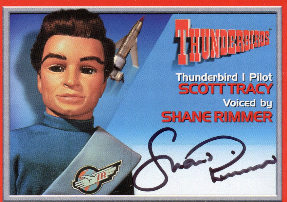 Thunderbirds Premium Shane Rimmer Autograph Card A3   - TvMovieCards.com