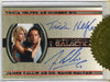 Battlestar Galactica Season One Tricia Helfer James Callis Double Autograph Card   - TvMovieCards.com