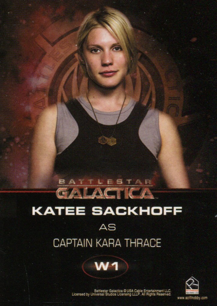 Battlestar Galactica Season Two Women of Battlestar Chase Card W1 Sackhoff   - TvMovieCards.com
