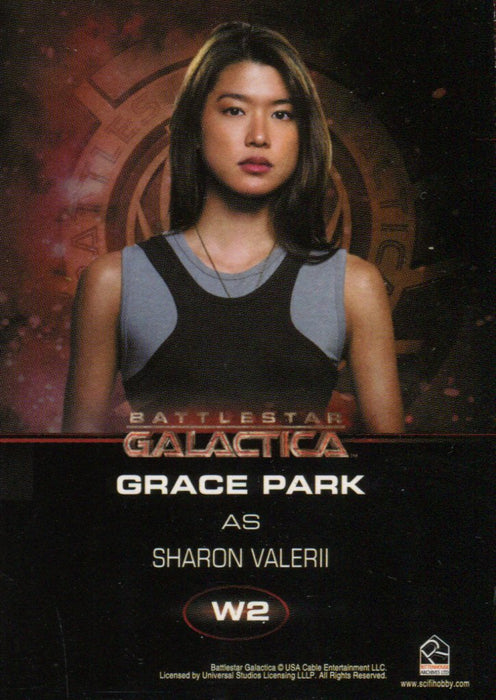 Battlestar Galactica Season Two Women of Battlestar Chase Card W2 Valerii   - TvMovieCards.com