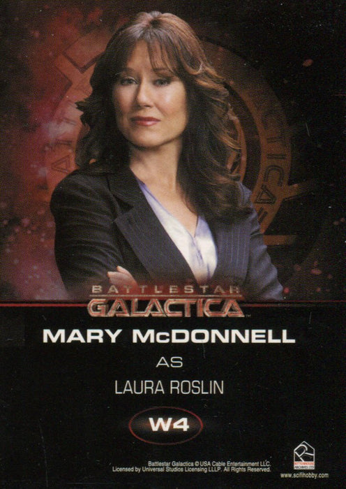 Battlestar Galactica Season Two Women of Battlestar Chase Card W4 Roslin   - TvMovieCards.com