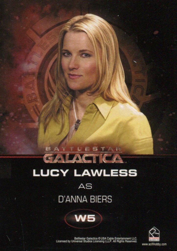 Battlestar Galactica Season Two Women of Battlestar Chase Card W5 Lucy Lawless   - TvMovieCards.com