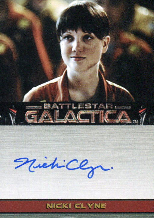 Battlestar Galactica Premiere Edition Nicki Clyne Autograph Card   - TvMovieCards.com