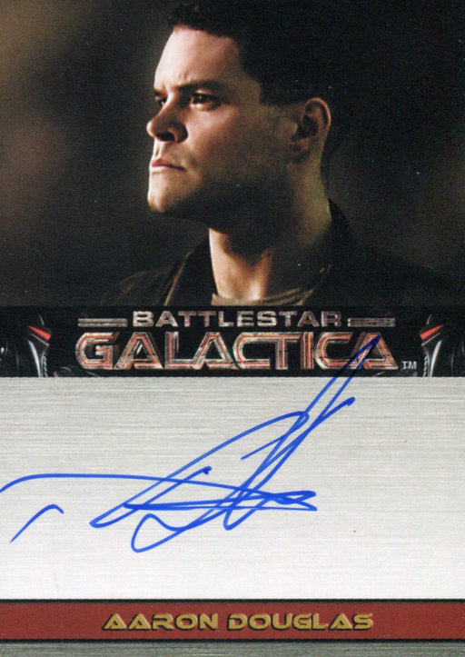 Battlestar Galactica Premiere Edition Aaron Douglas Autograph Card   - TvMovieCards.com