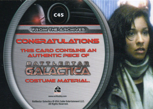 Battlestar Galactica Season Four Costume Card C45 Tory Foster   - TvMovieCards.com