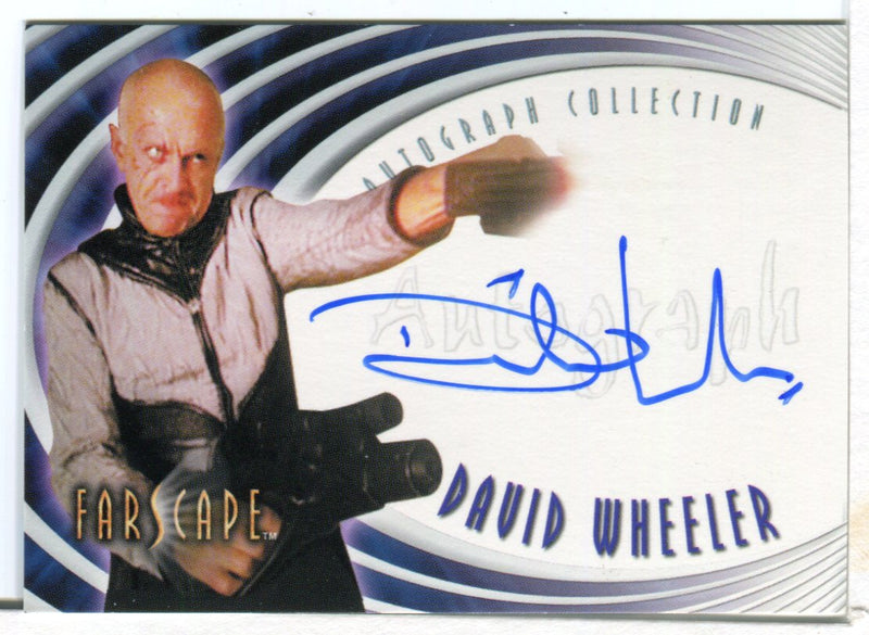 Farscape Season 2 David Wheeler Case Topper Autograph Card A12   - TvMovieCards.com