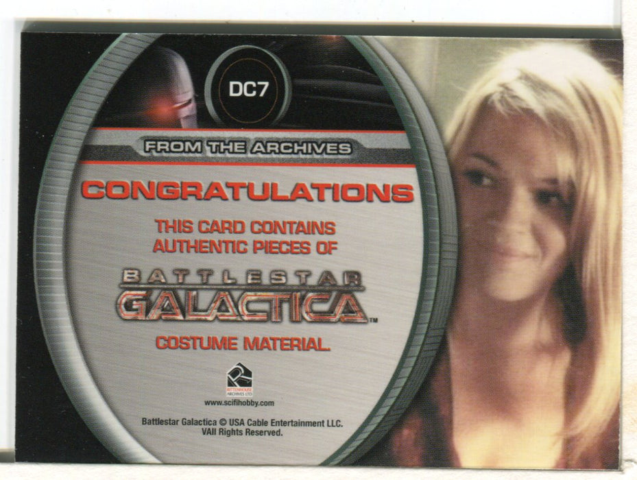 Battlestar Galactica Season Four Dual Costume Card DC7 Shevon   - TvMovieCards.com
