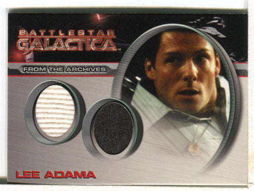 Battlestar Galactica Season Four Dual Costume Card DC9 Lee Adama   - TvMovieCards.com