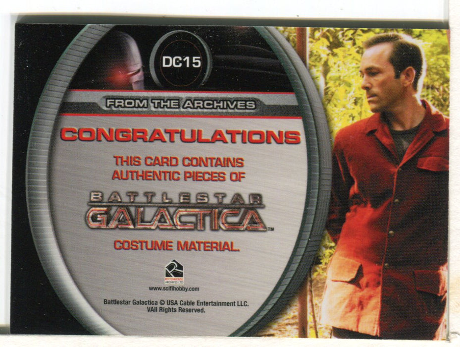 Battlestar Galactica Season Four Dual Costume Card DC15 Aaron Doral   - TvMovieCards.com