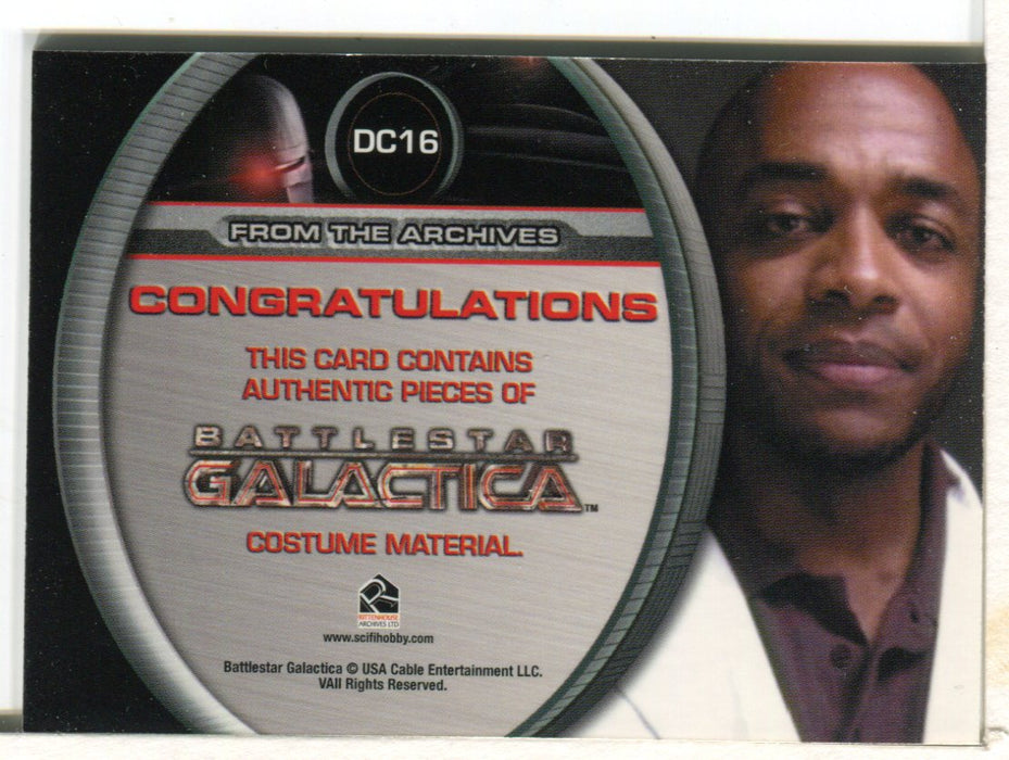 Battlestar Galactica Season Four Dual Costume Card DC16 Simon   - TvMovieCards.com