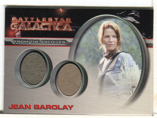 Battlestar Galactica Season Four Dual Costume Card DC20 Jean Barolay   - TvMovieCards.com