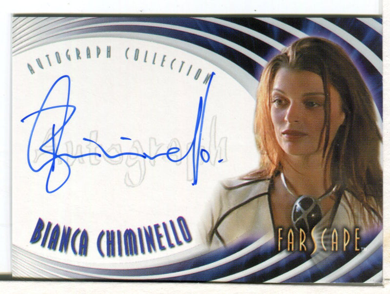 Farscape Through the Wormhole Bianca Chiminello Binder Autograph Card A39   - TvMovieCards.com
