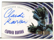 Farscape Through the Wormhole Claudia Karvan Autograph Card A47   - TvMovieCards.com