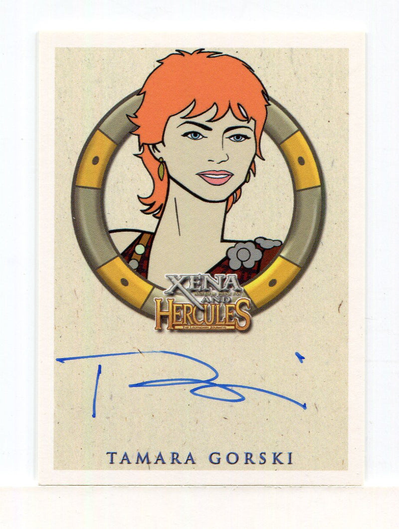 Xena & Hercules Animated Adventures Tamara Gorski Morrigan Autograph Card   - TvMovieCards.com