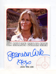 Bionic Collection Six Million Dollar Man Joan Van Ark Autograph Card   - TvMovieCards.com