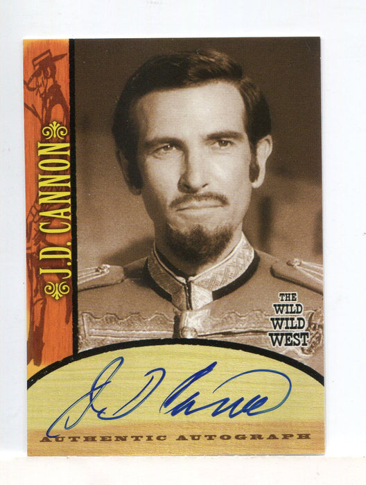 Wild Wild West Season 1 J.D. Cannon Autograph Card A7   - TvMovieCards.com
