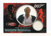 James Bond The Quotable James Bond Aristotle Kristatos Costume Card CC5   - TvMovieCards.com