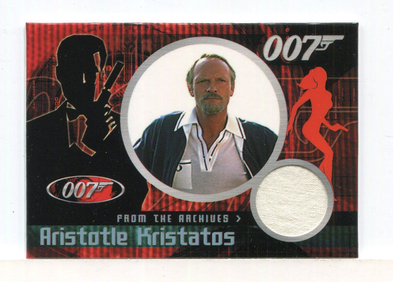 James Bond The Quotable James Bond Aristotle Kristatos Costume Card CC5   - TvMovieCards.com