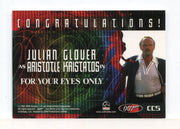 James Bond The Quotable James Bond Aristotle Kristatos Costume Card CC5   - TvMovieCards.com