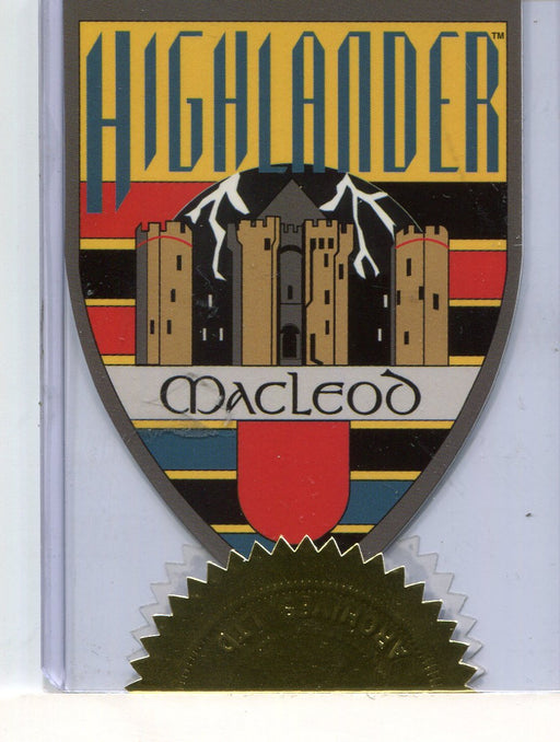 Highlander Complete MacLeod Family Crest Case Topper Chase Card DC1 #060/600   - TvMovieCards.com