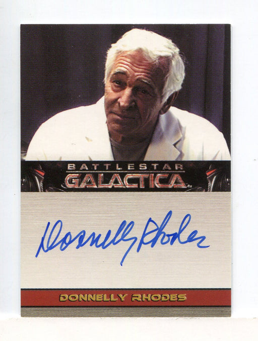 Battlestar Galactica Season Two Donnelly Rhodes Autograph Card   - TvMovieCards.com