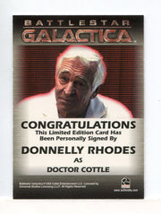 Battlestar Galactica Season Two Donnelly Rhodes Autograph Card   - TvMovieCards.com
