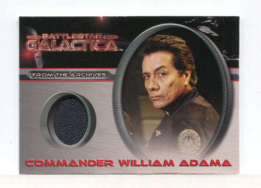 Battlestar Galactica Season One Commander William Adama Costume Card CC9   - TvMovieCards.com
