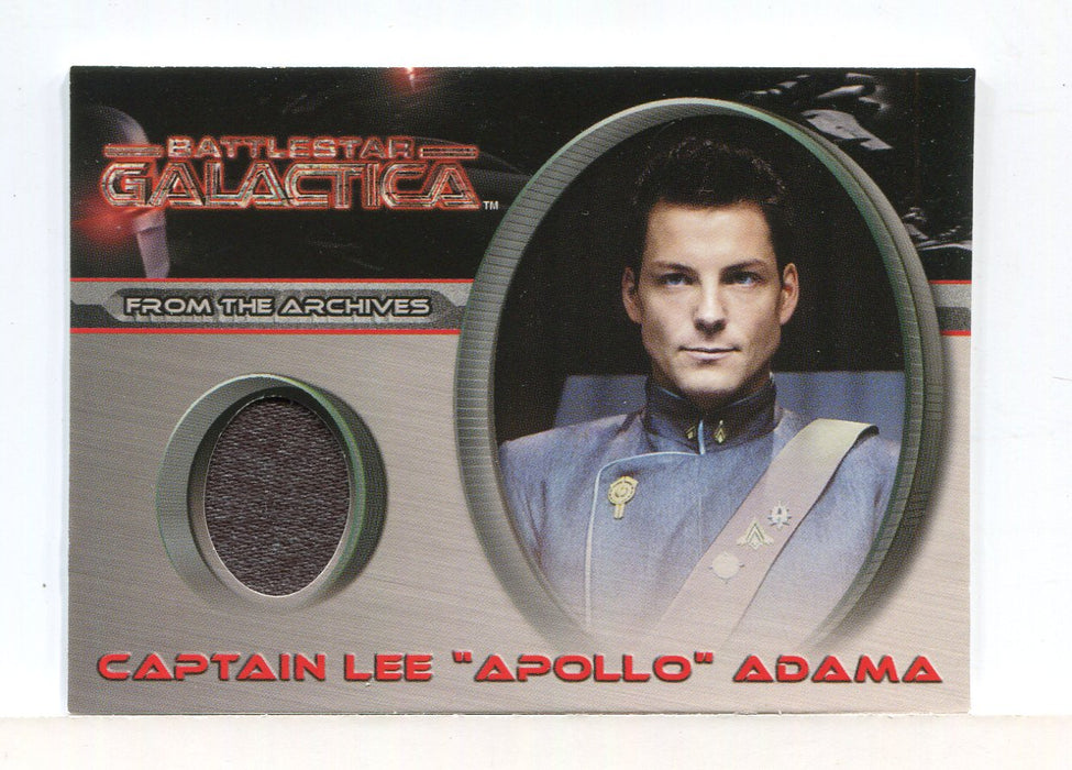 Battlestar Galactica Premiere Edition Cpt. Lee Apollo Adama Costume Card CC7   - TvMovieCards.com