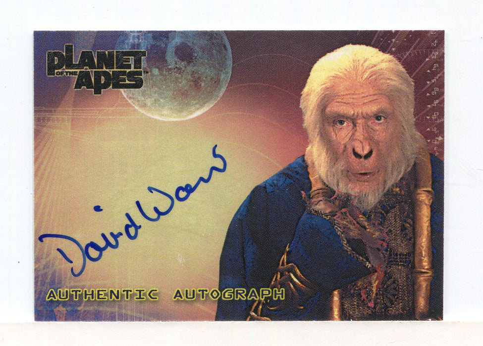 Planet of the Apes Movie David Warner as Sandar Autograph Card Topps 2001   - TvMovieCards.com
