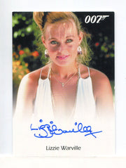 James Bond Archives 2015 Edition Lizzie Warville Autograph Card   - TvMovieCards.com