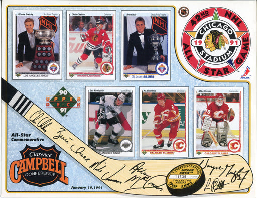 1990-91 Upper Deck NHL Hockey 42nd All-Star Game Sheets Wales Conf   - TvMovieCards.com