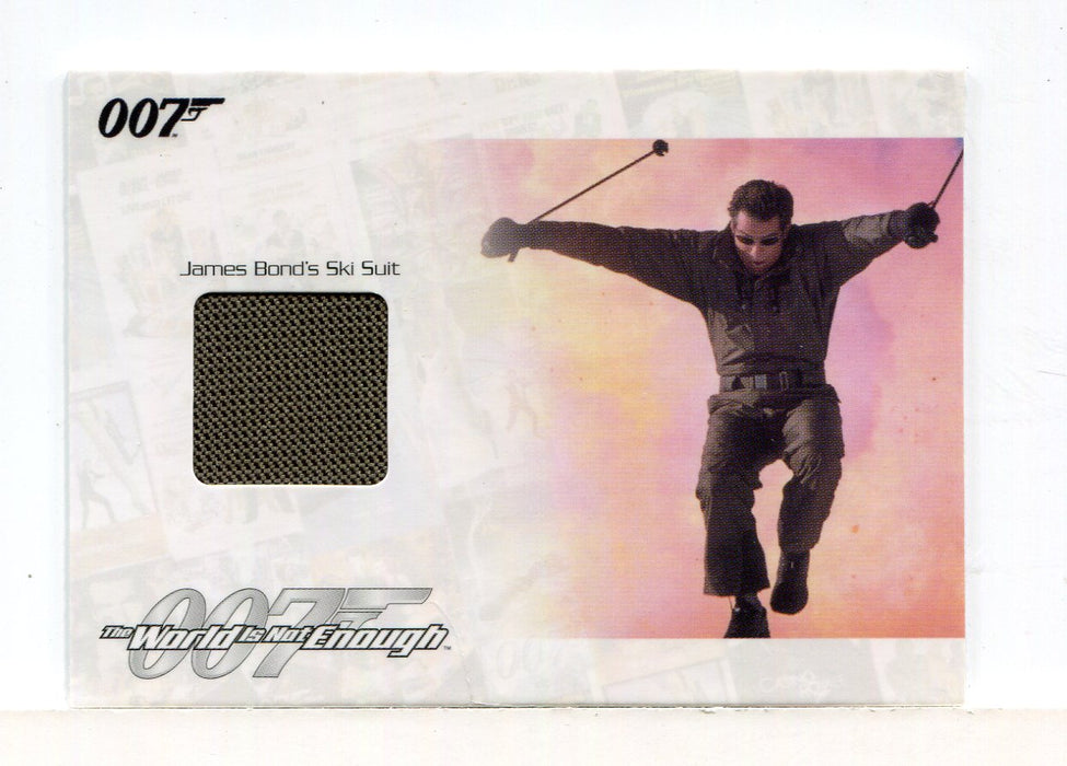James Bond Mission Logs Bond's Ski Suit Relic Costume Card JBR24 #110/900   - TvMovieCards.com