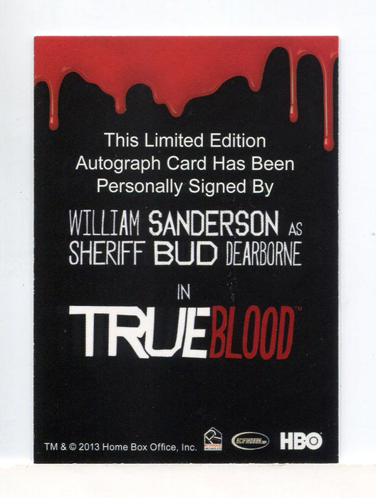 True Blood Season 6 William Sanderson Autograph Card   - TvMovieCards.com
