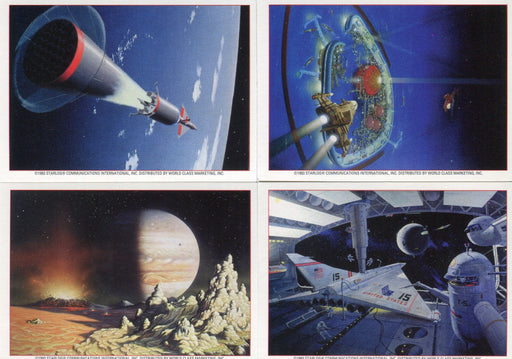 1993 Starlog Magazine Covers Space Art Fantastic Promo Card Set Promos 1 thru 4   - TvMovieCards.com
