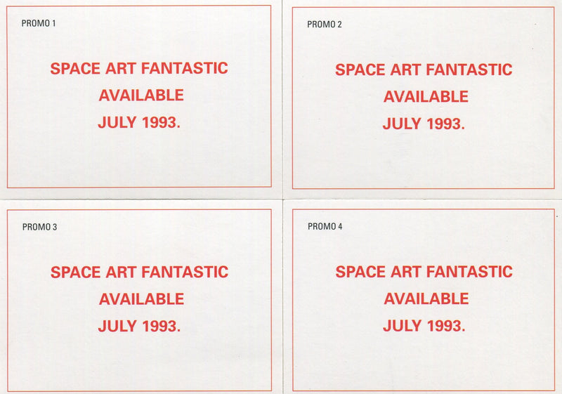 1993 Starlog Magazine Covers Space Art Fantastic Promo Card Set Promos 1 thru 4   - TvMovieCards.com