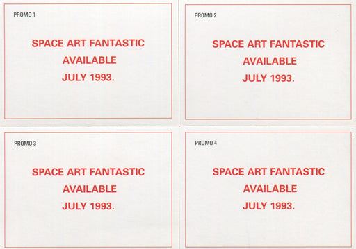 1993 Starlog Magazine Covers Space Art Fantastic Promo Card Set Promos 1 thru 4   - TvMovieCards.com