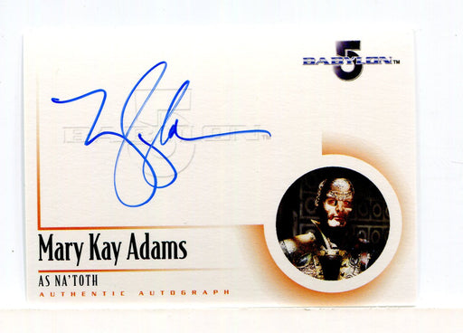 Babylon 5 The Complete Babylon 5 Mary Kay Adams as Na'Toth Autograph Card A8   - TvMovieCards.com