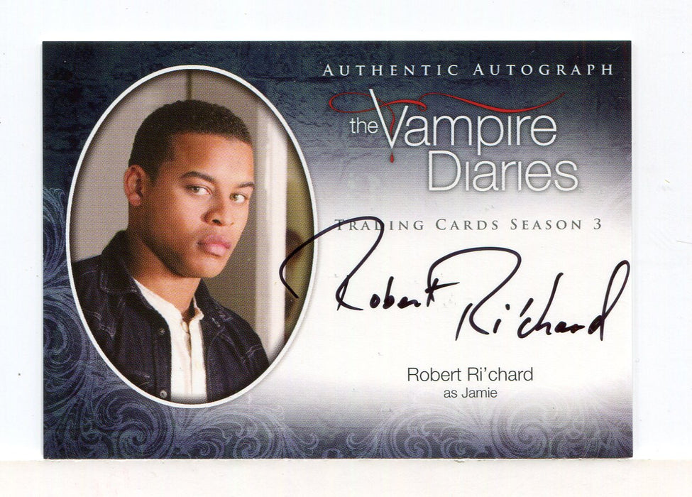 Vampire Diaries Season Three Robert Ri'chard as Jamie Autograph Card A21   - TvMovieCards.com