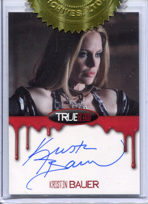 True Blood Premiere Edition Dealer Incentive Kristin Bauer Autograph Card   - TvMovieCards.com