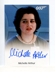 James Bond Archives 2014 Edition Michelle Arthur Autograph Card   - TvMovieCards.com